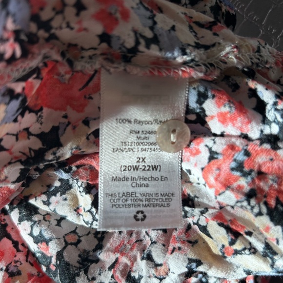 Floral print belted collared tea hem a-line three quarter sleeve shirtdress - Picture 9 of 10